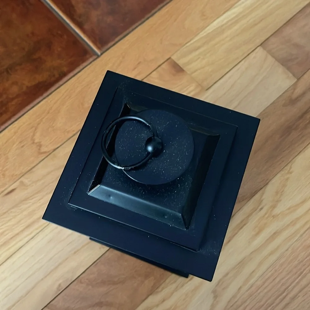 Black Lantern Candle Holder